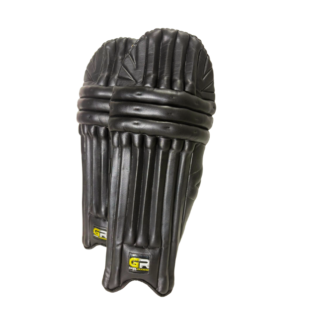 GR Black Cricket Batting Pads – Lightweight T20 Protection