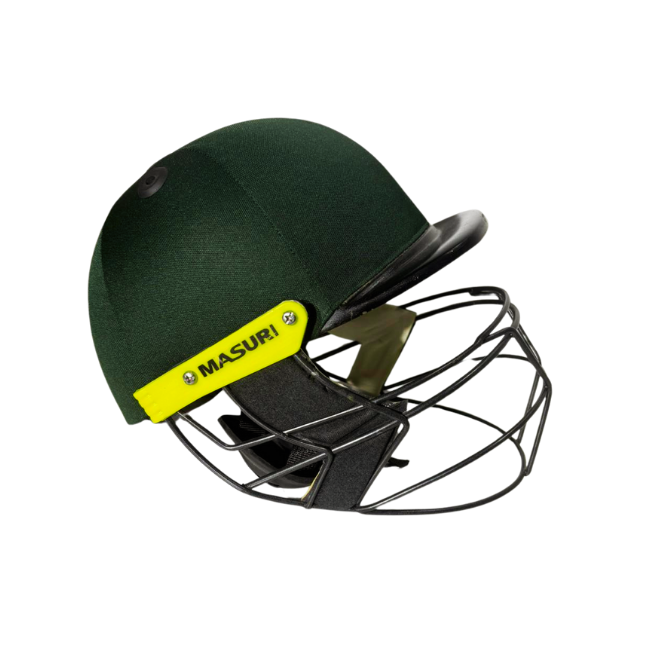 Cricket Green Helmet – Adjustable Large | Premium Protective Gear