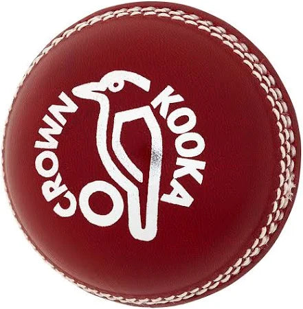 Kookaburra Crown 165g White Cricket Ball – Premium Match Quality Leather Ball