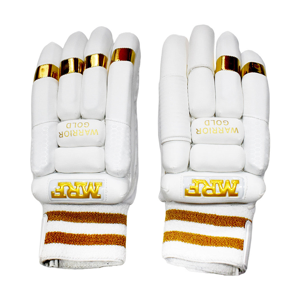 MRF Warrior Gold Cricket Batting Gloves – Youth