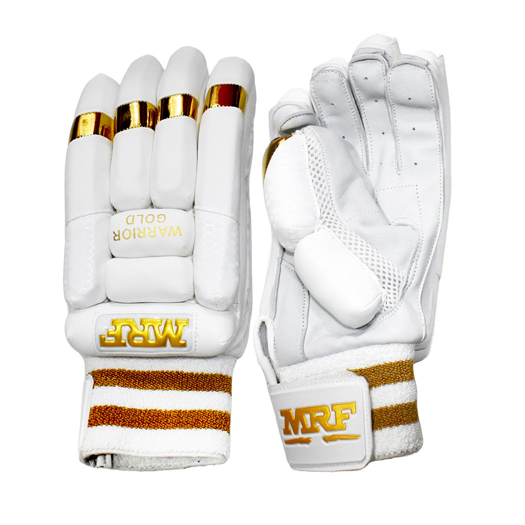 MRF Warrior Gold Cricket Batting Gloves – Youth