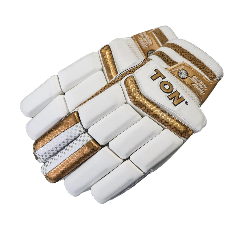 SS TON Golden Gutsy Cricket Batting Gloves – Seniors