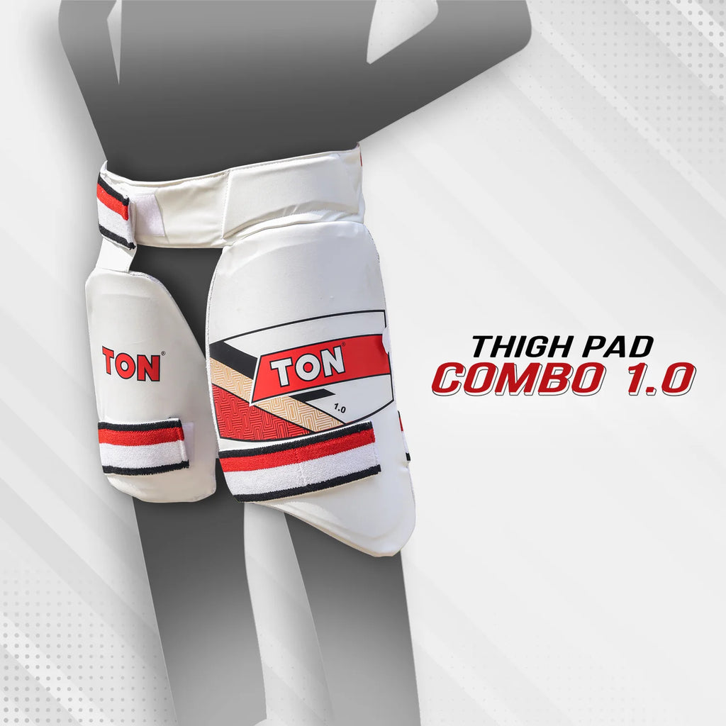 Ton 1.0 Cricket Combo Thigh Pad Guard – Lower Body Protection